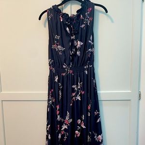 Ann Taylor Large petite midi floral dress.